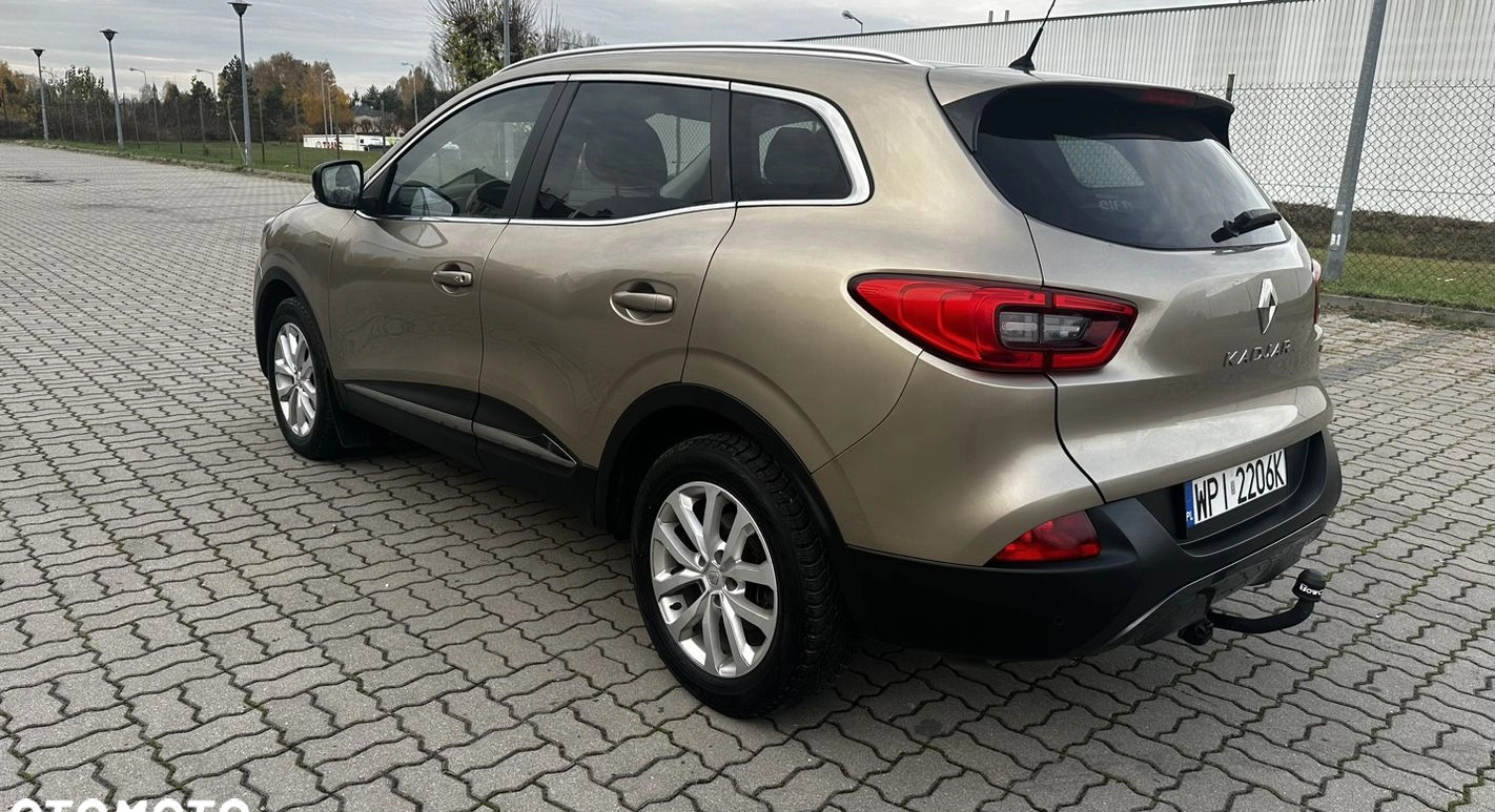 Renault Kadjar cena 59989 przebieg: 137070, rok produkcji 2016 z Piaseczno małe 781